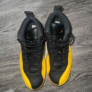 Black university gold Jordan 12